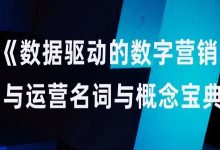【推荐收藏】《2023数据驱动的营销与运营名词与概念宝典》第十版，文末附下载-宋星的数字观